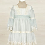 Embroidered Lace Tulle Dress For Girl Ref. 23-05036-055