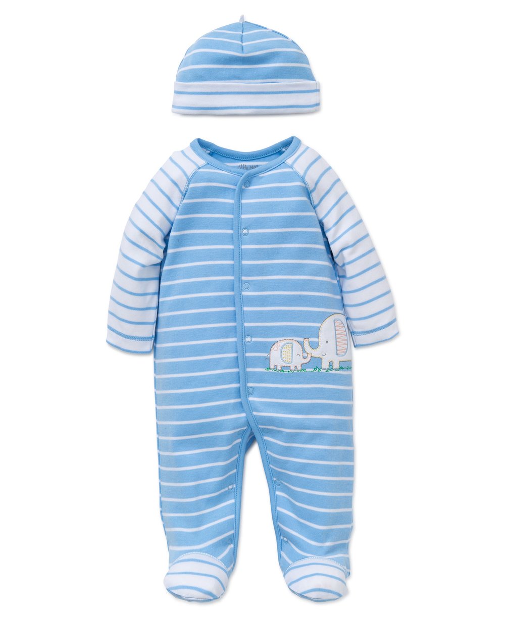 FOOTED ONE PIECE WITH HAT 5053