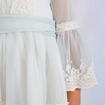 Embroidered Lace Tulle Dress For Girl Ref. 23-05036-055