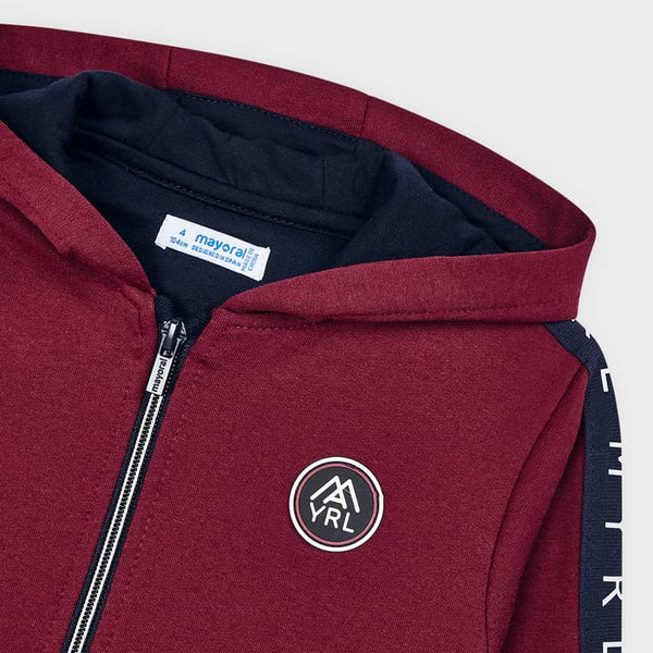 2 piece basic boy's plush tracksuit 43-087