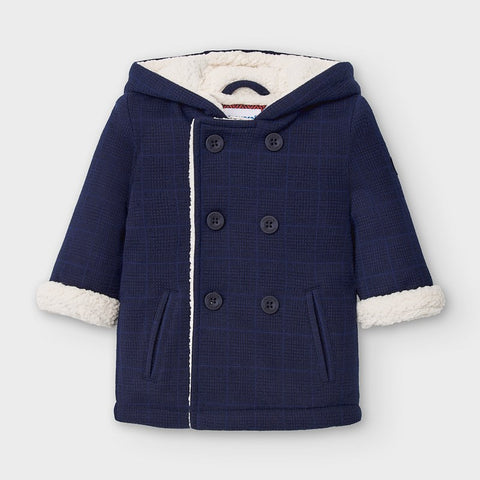 Mayoral Coat checkered 10-02484 - 4 blue