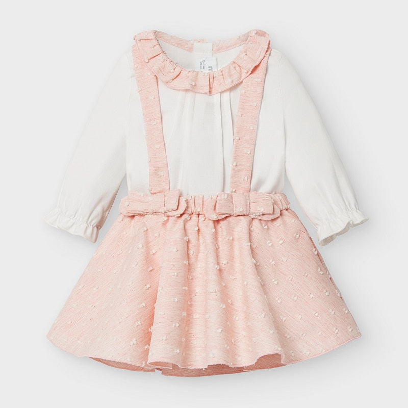 Newborn girl's plumeti skirt set 2858-041