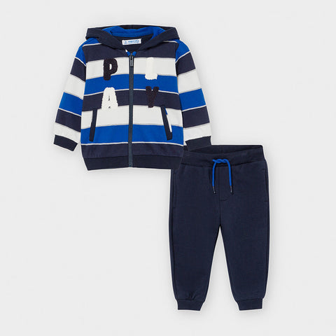 Striped block tracksuit for baby boy Art . 10-02885-055