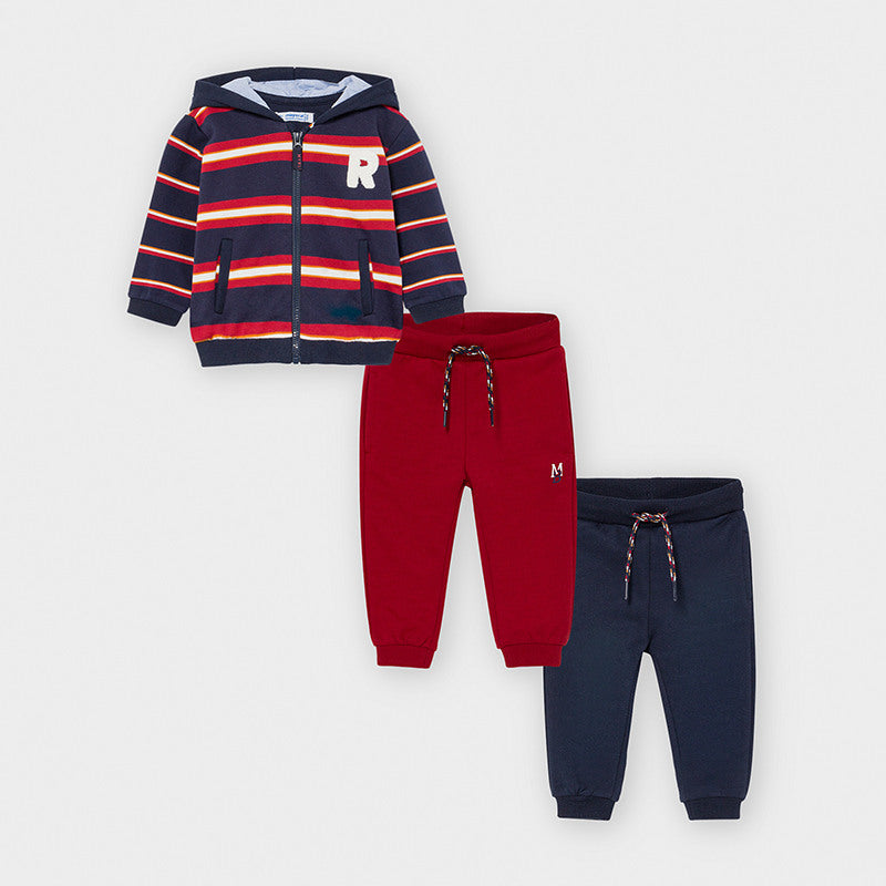 Striped tracksuit for baby boy 2887-69