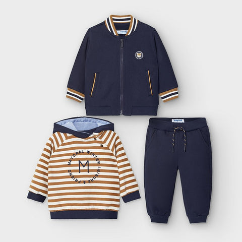 Baby boy double sweatshirt tracksuit 2888-70