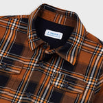 مايورال بويز منقوشة Twill تي شيرت - 4138، شيدر / مايورال 4528، في الخارج - 5 جيب Elastane نحيف السراويل / مايورال سترة بلا أكمام 2 الجانبين مع هود