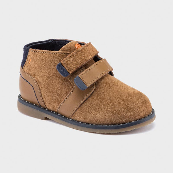 Mayoral Velcro ankle boots for baby boy 10-42162 - camel