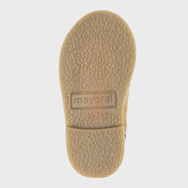 Mayoral Velcro ankle boots for baby boy 10-42162 - camel