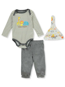 Quiltex Baby Boys' Animal Friends Layette Set 10580