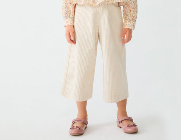 EMBROIDERED JACQUARD JUMPER GIRL 5811-004 -CORDUROY CULOTTES GIRL 5744-003