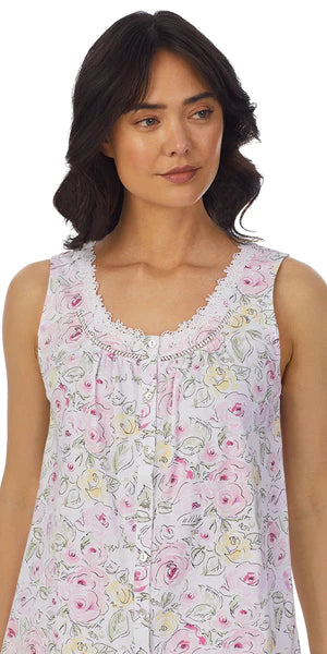 Sketchy Roses Bermuda Pajama Set 92353