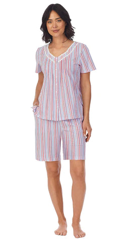 Floral Vine Bermuda Pajama Set 92351