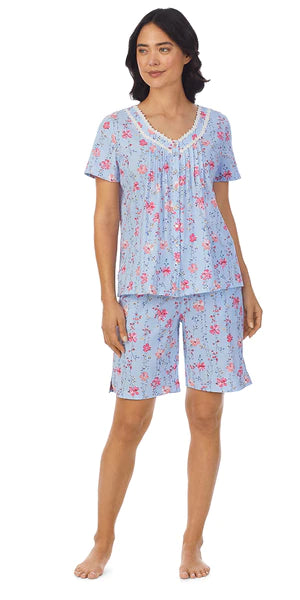 Floral Vine Bermuda Pajama Set 92351