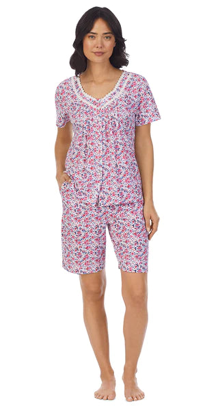 Floral Vine Bermuda Pajama Set 92351