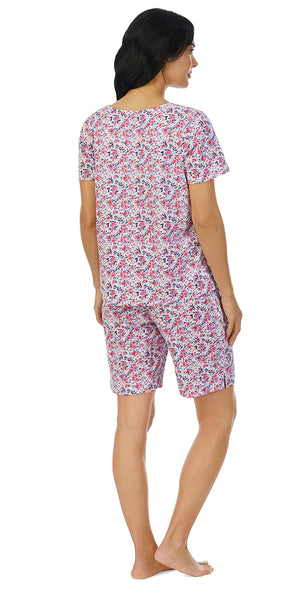 Floral Vine Bermuda Pajama Set 92351
