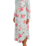 Women's Miss Elaine 511510 Brushed Waffle Knit Long Gown
