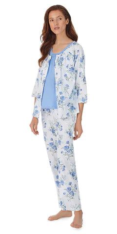 Blue Dream 3-Piece Long Pajama Set 92401