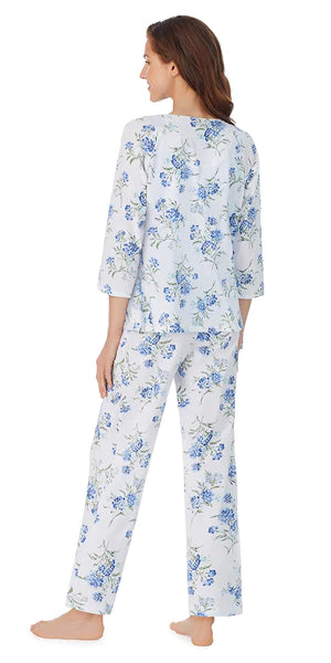 Blue Dream 3-Piece Long Pajama Set 92401