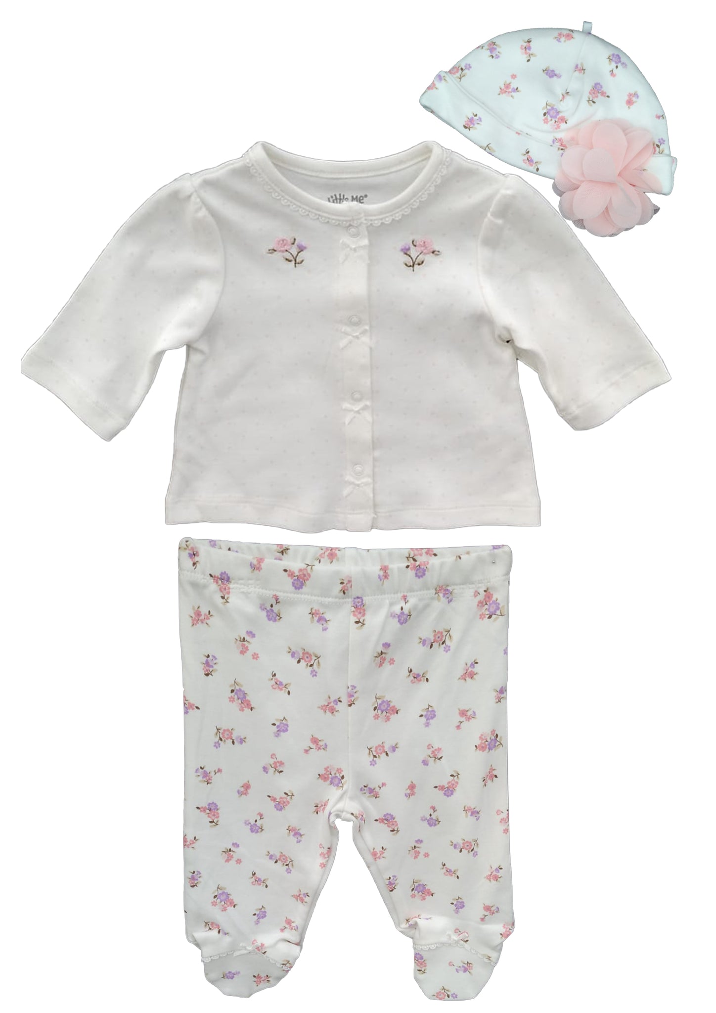 Sweet Pups Footed Pant Set 12123