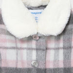 Mayoral Kids Coat Short with Hood for Girl Pink Code: 11-02433-001