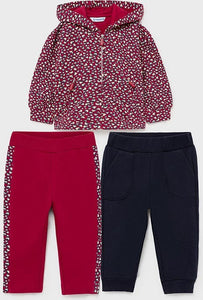 Mayoral Form Set for Girl Bordeaux 3pcs Code: 11-02895-033