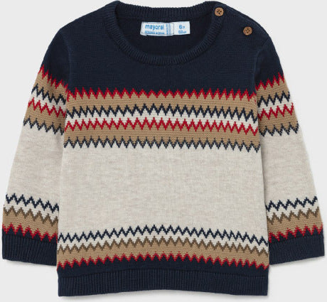 Mayoral Kids Sweater Long Sleeve for Boy Blue Code: 11-02373-061