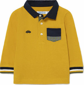 Mayoral Kids Winter Polo Long Sleeve for Boy Yellow Code: 11-02139-051 / Mayoral Kids Trousers Fabric for Girl Green Code: 11-02528-080 0.0 Evaluat