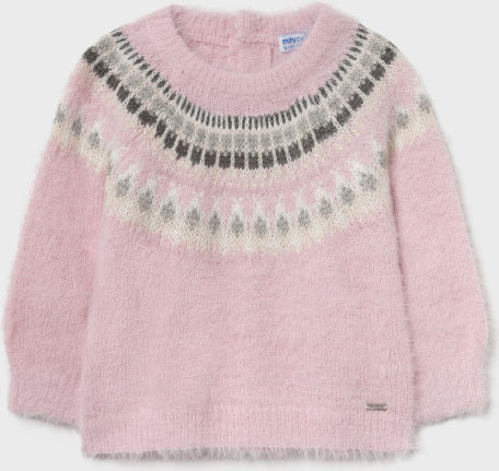 Mayoral Kids Sweater Long Sleeve for Girl Pink Code: 11-02384-012