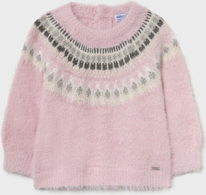 Mayoral Kids Sweater Long Sleeve for Girl Pink Code: 11-02384-012
