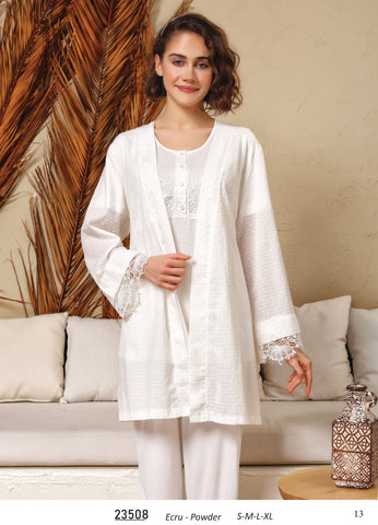 Turkish soft cotton women's set 23508