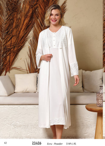 Turkish soft cotton women's set 23406