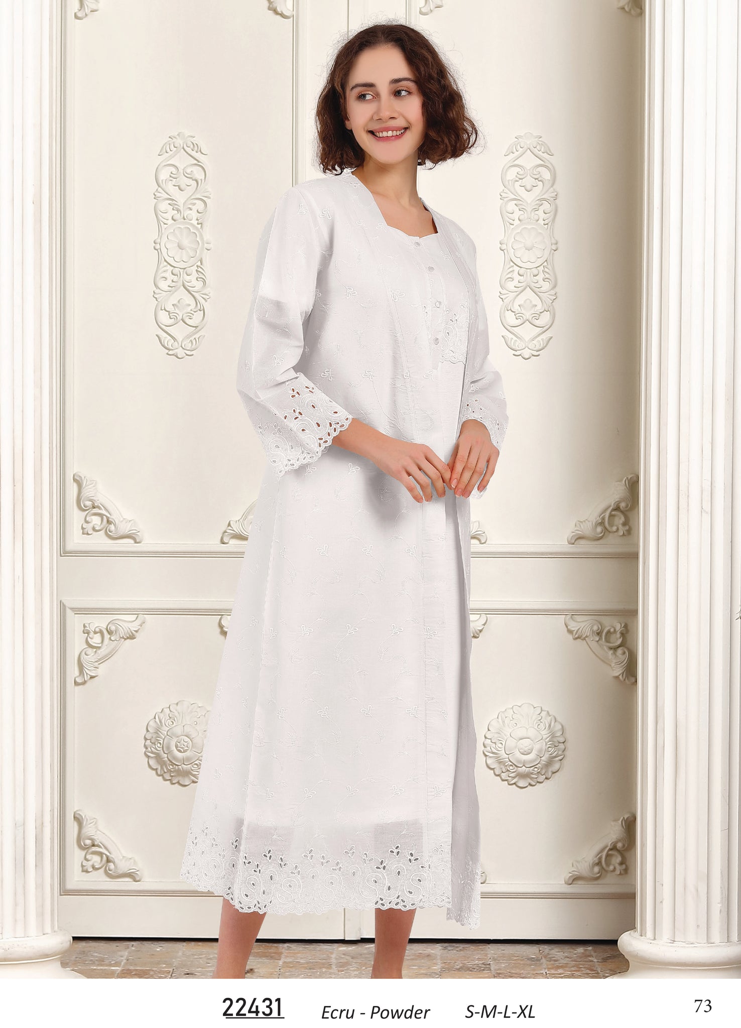 Dress with long robe from the Turkish brand Tuba 23431