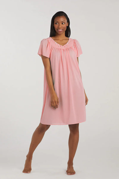 NYLON TRICOT SHORT NIGHTGOWN 20809
