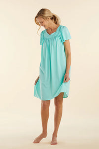 NYLON TRICOT SHORT NIGHTGOWN 20809