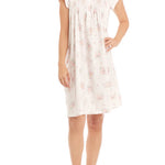 Silky Knit Short Floral Nightgown  209410