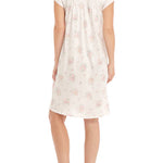 Silky Knit Short Floral Nightgown  209410