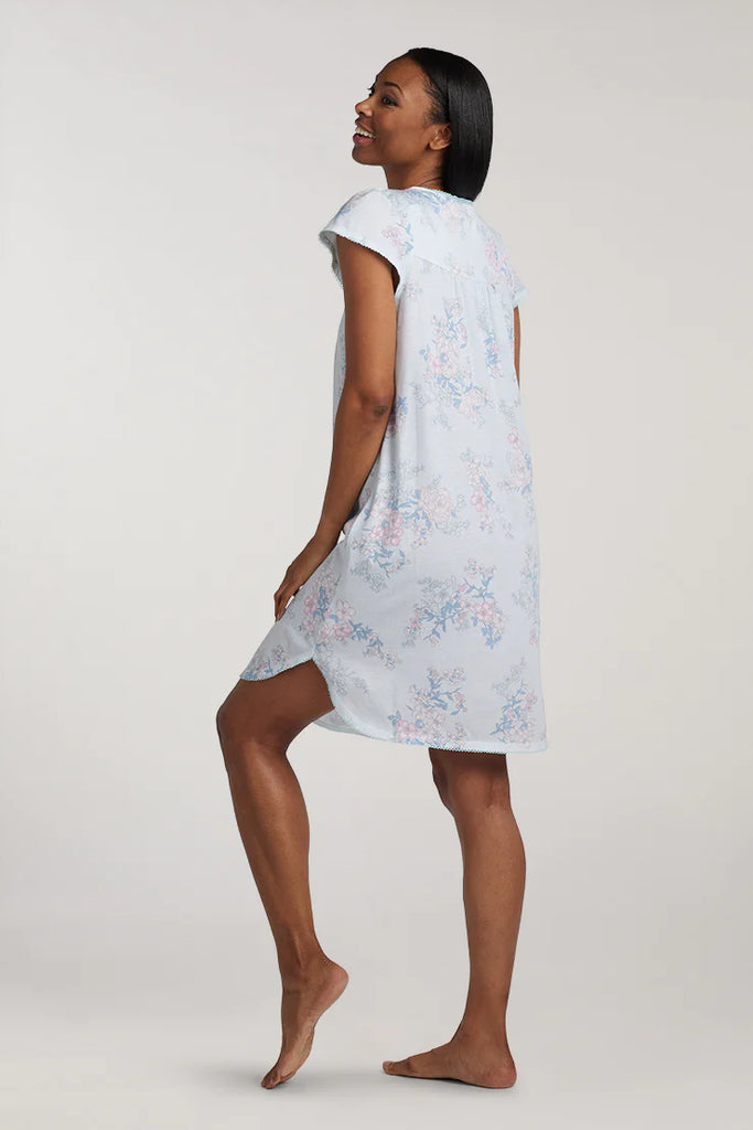 Cotton knit nightgowns short sleeve hotsell