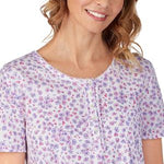 Lilac & Pink Daisy Soft Jersey Long PJ 71702