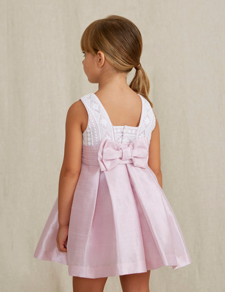 GIRL'S COMBINED SHANTUNG DRESS art. 22-05021-010