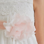POLKA DOTS LINEN DRESS FOR GIRL art. 22-05030-001