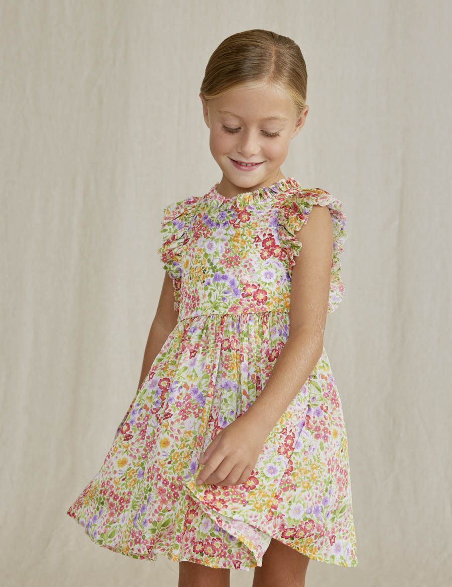 BAMBULA PATTERNED DRESS FOR GIRL 5040-42