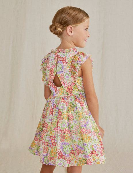 BAMBULA PATTERNED DRESS FOR GIRL 5040-42