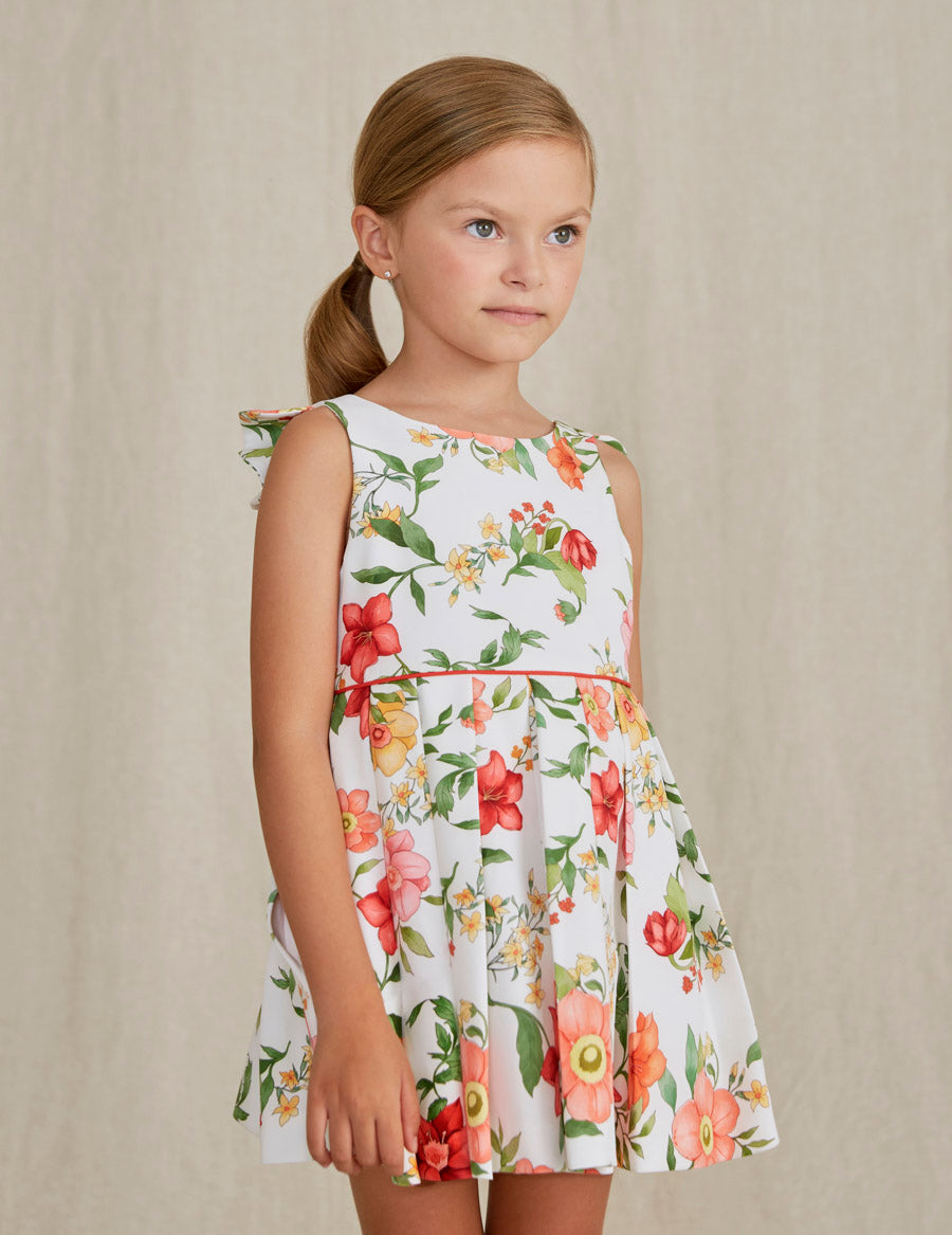 FLORAL CREPE DRESS FOR GIRLart. 22-05043-004