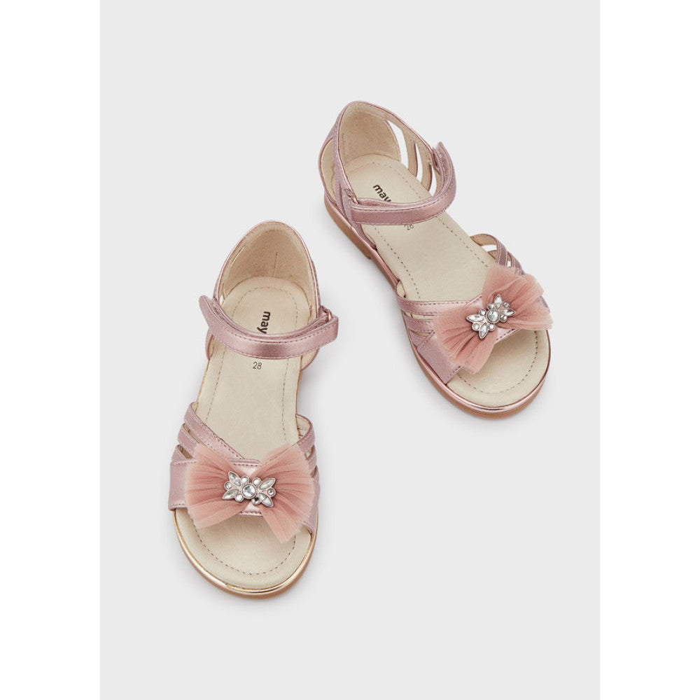 Mayoral Formal sandals 22-43355 - Rose metal