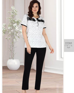 TWO-piece cotton pajama from the Turkish brand Tuba 22205