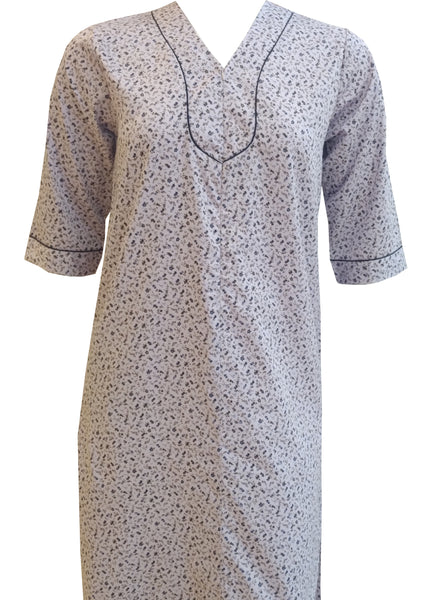 Women's short dress with 3/4 sleeves 23-04-2