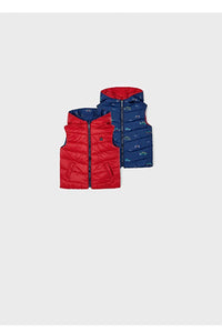 Mayoral Reversible Gilet - Red 2308-40