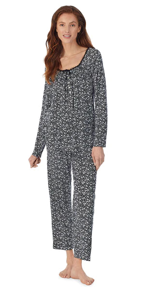 Midnight Ditsy Long Pajama Set 92403
