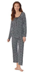 Midnight Ditsy Long Pajama Set 92403