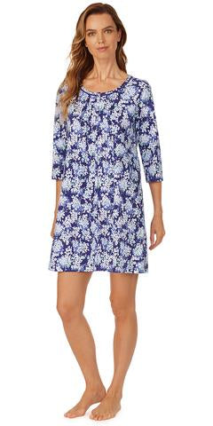Hydrangea 3/4 Sleeve Sleepshirt